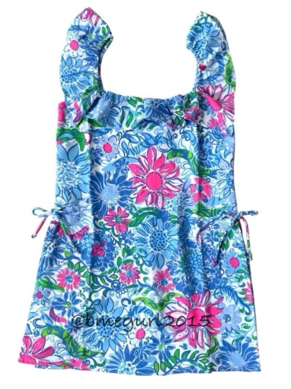 🦄 NWT Lilly Pulitzer Zoya Ruffle Shift Style Romper Sample/Unreleased - Picture 16 of 16